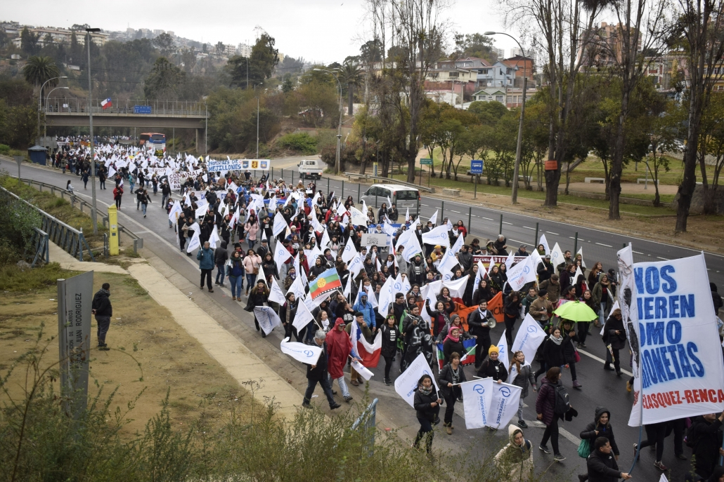 Chile: profesores rechazan respuesta del Ministerio de Educación y continúa Paro Docente indefinido 