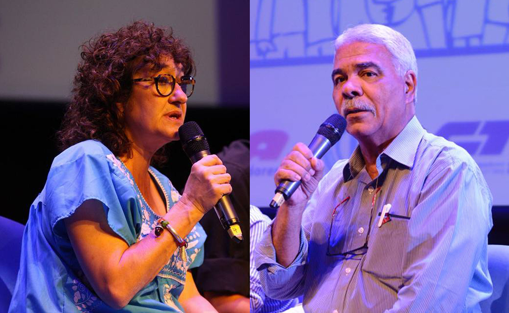 Representantes de la Internacional de la Educación participan en la Cumbre de los Pueblos