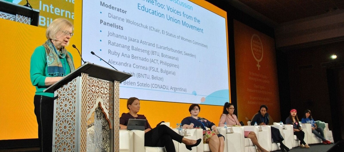 Conferencia Mundial de Mujeres de la IE: Sindicatos de la educación se oponen a la violencia y el acoso sexual