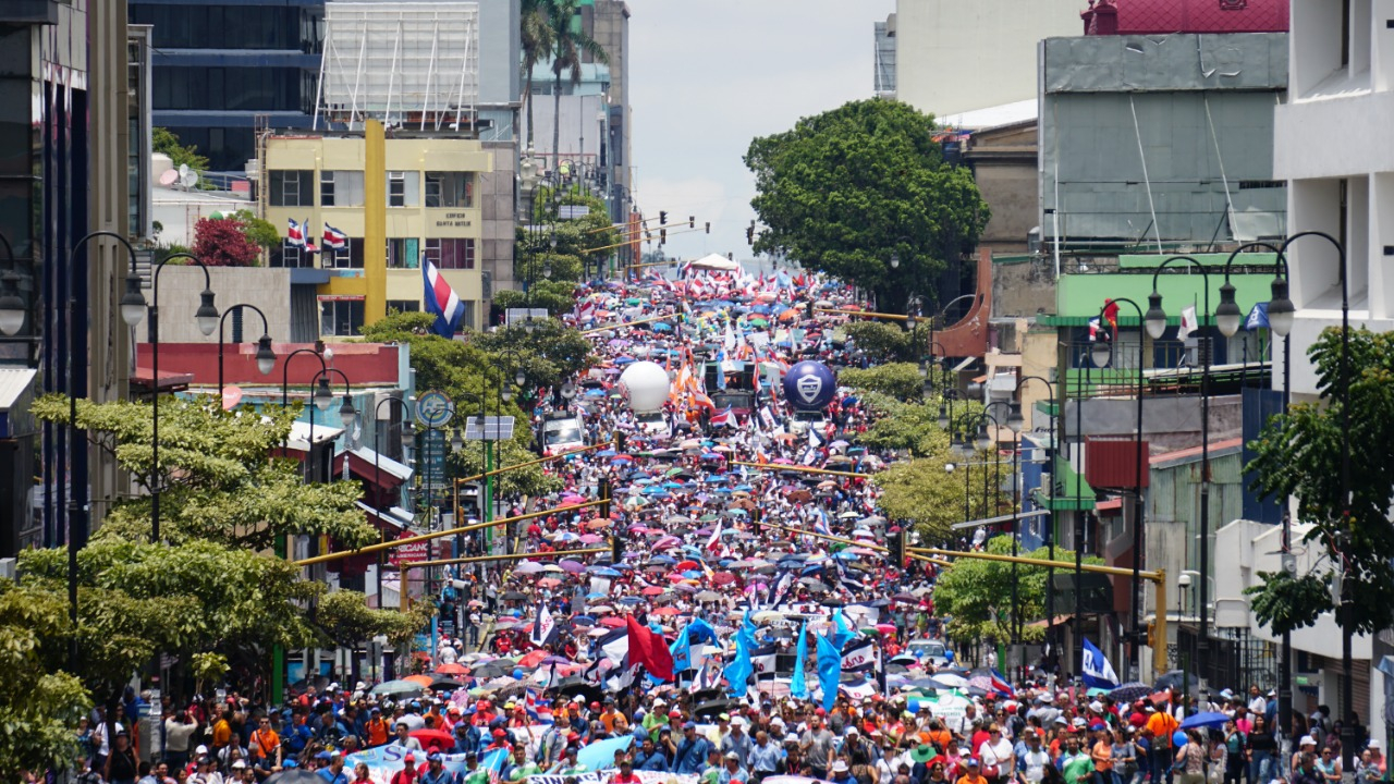Costa Rica: paro y manifestaciones contra reforma fiscal regresiva