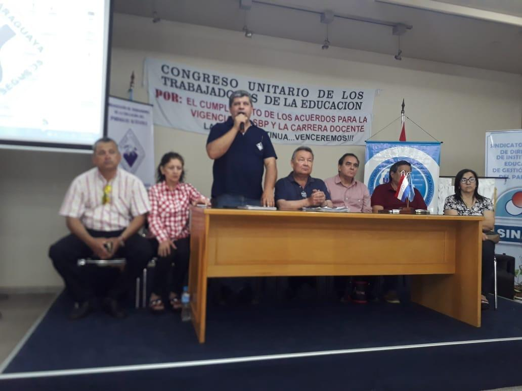 Paraguay: Congreso Unitario ratifica exigencia de inversión del 7% del PIB a la Educación Pública