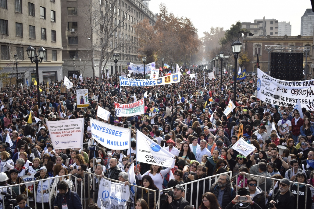 Chile: Colegio de Profesores convoca a cuarta semana de Paro Docente
