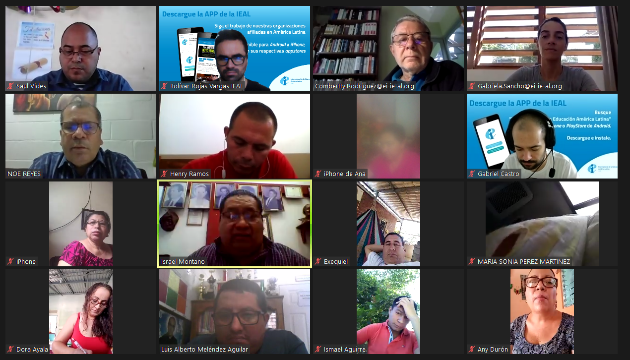 El Salvador: dirigencia de ANDES 21 de Junio hace balance de su Asamblea Nacional Ordinaria y analiza desafíos a futuro junto a la IEAL 