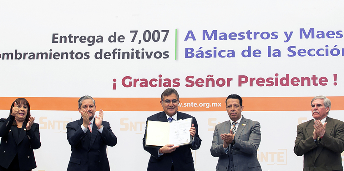 México: SNTE logra trabajo seguro para más de 180 mil trabajadores de la Educación