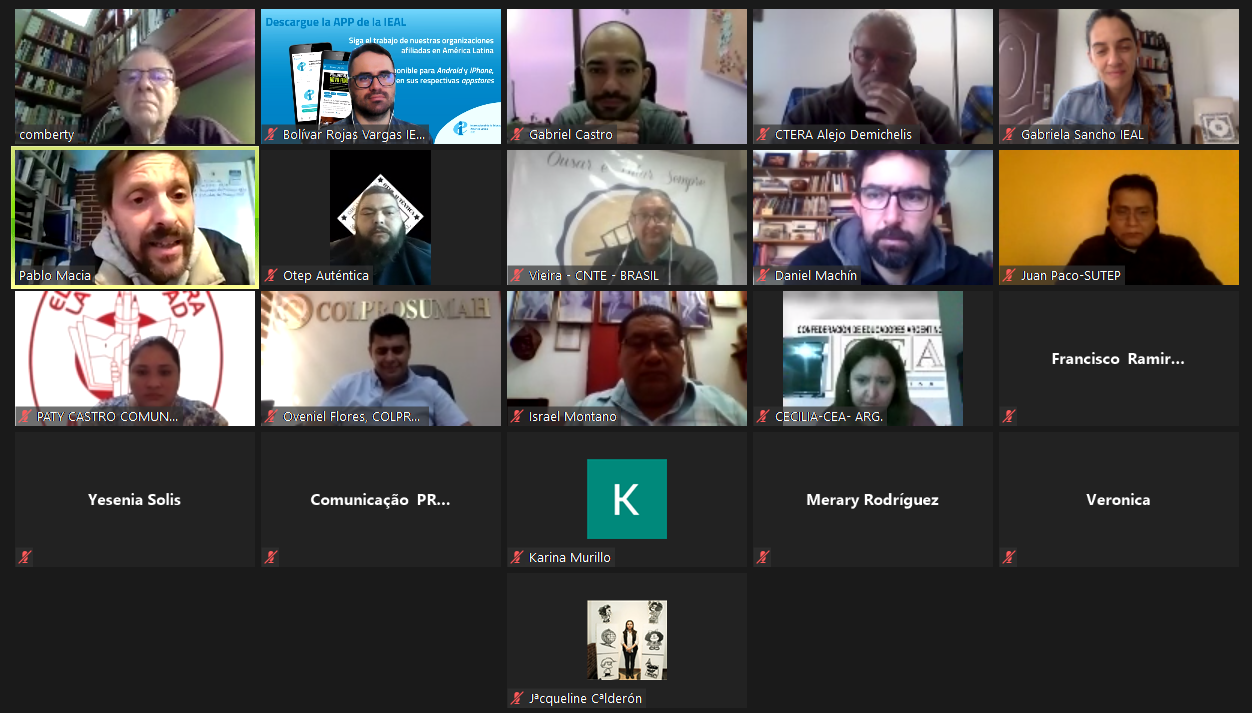 Secretarías de Comunicación y prensa de organizaciones afiliadas a la IEAL realizaron reunión de coordinación 