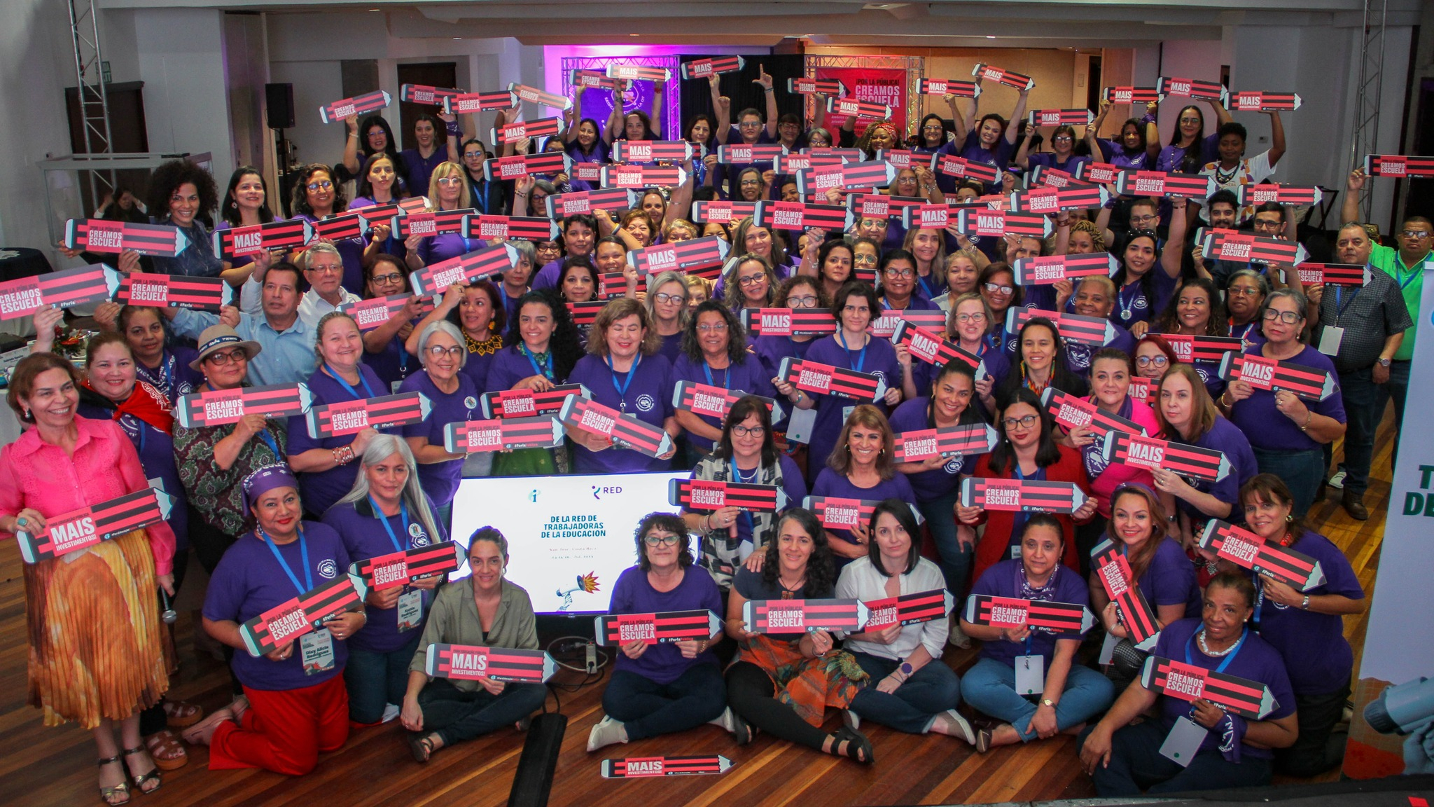 RED de Trabajadoras de la Educación reúne a más de un centenar de mujeres en Costa Rica