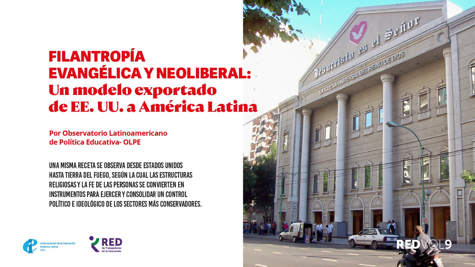 APUNTES SOCIALES | Filantropía evangélica y neoliberal: un modelo exportado de EE. UU. a América Latina 
