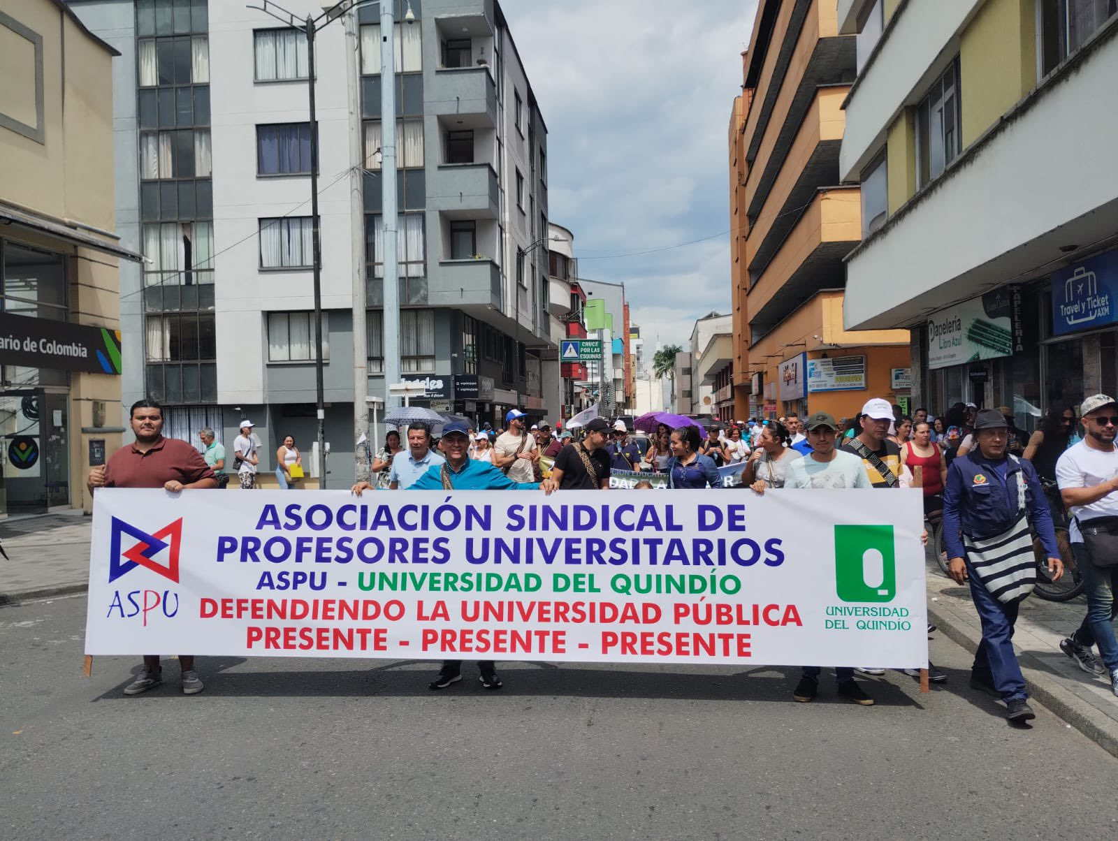 ASPU presente en las luchas en defensa de la educación superior colombiana
