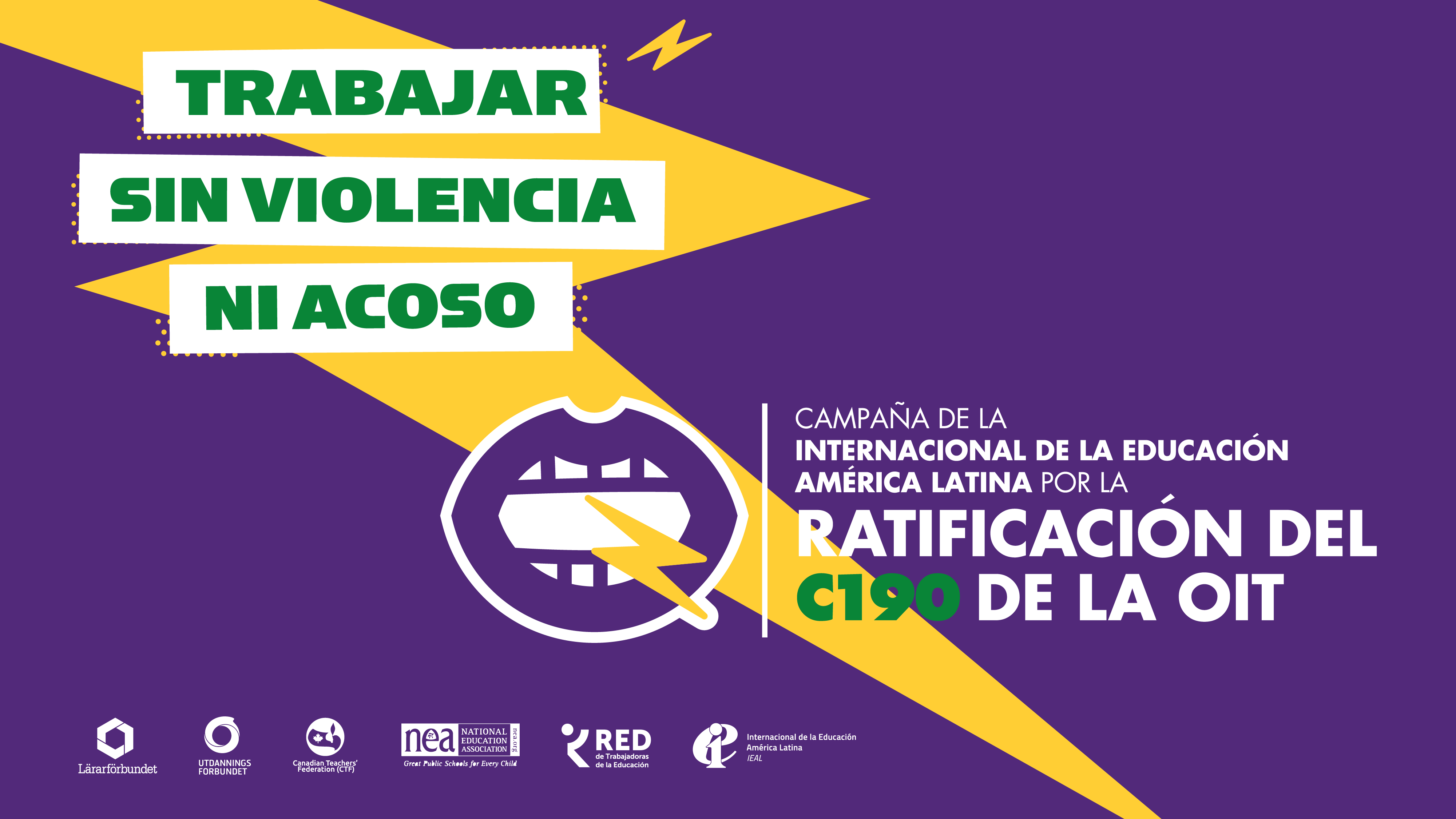 IEAL y la RED de Trabajadoras de la Educación presentan campaña por la Ratificación del C190 de la OIT