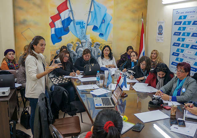 Resumen de las actividades nacionales de la RED de Trabajadoras de la Educación en 2018