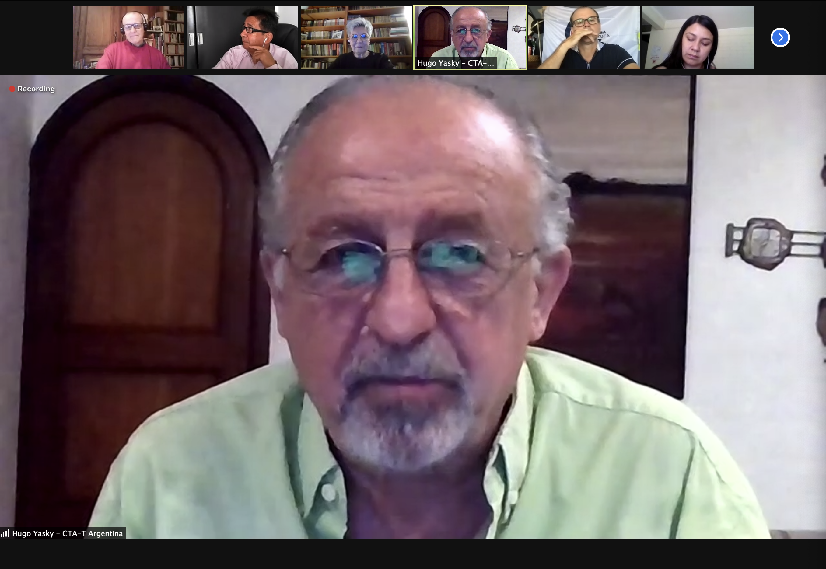 Hugo Yasky en el Foro Social Mundial 2021: Lawfare debilita, erosiona y remueve gobiernos en América Latina