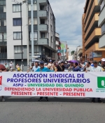 Movilización de ASPU en Bogotá