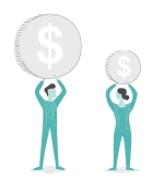 Desigualdad de ingresos por sexo