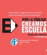 Lanzamiento de la campaña de la Internacional de la Educación. 
