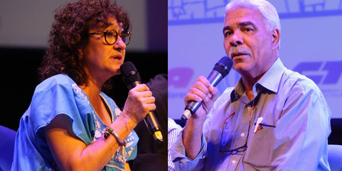 Sonia Alesso y Roberto Leão en la Cumbre de los Pueblos, Argentina