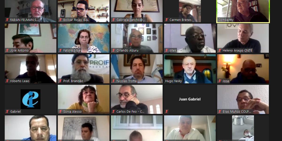 Videoconferencia IEAL, 6 de julio, 2020