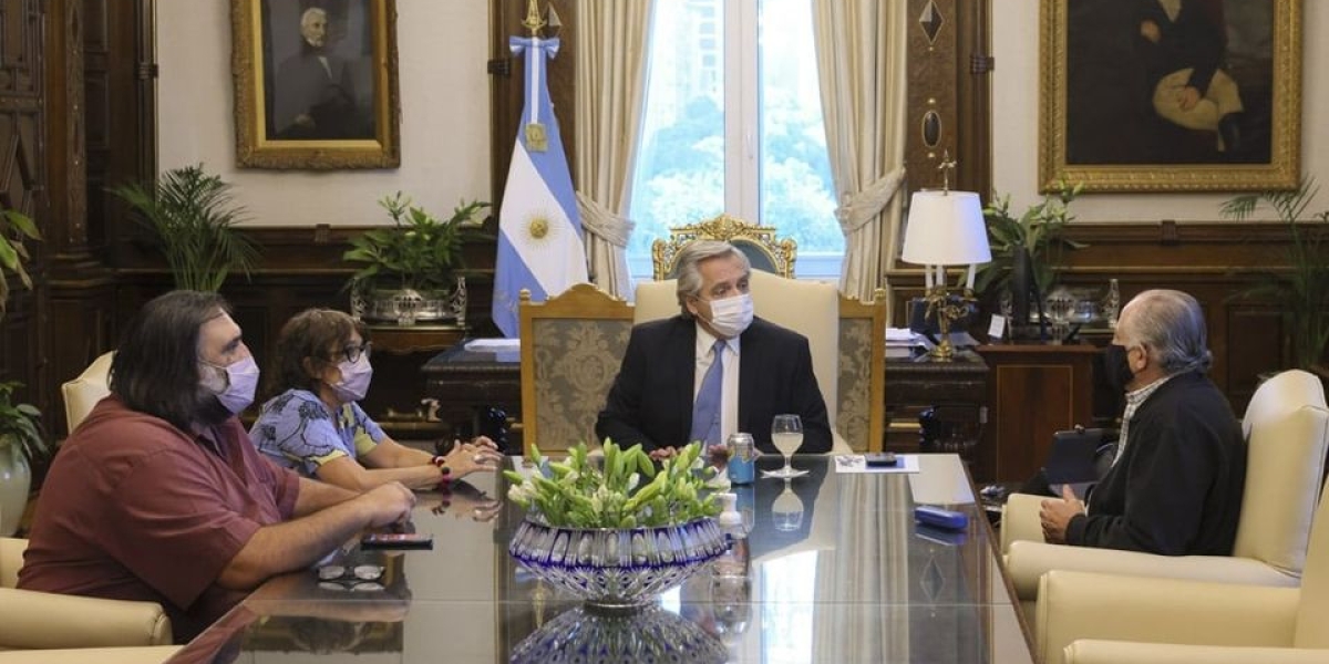 Reunión de CTERA con el Presidente Fernández