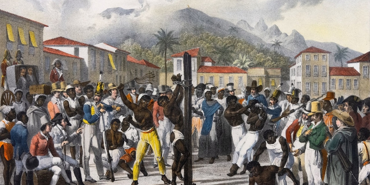 Castigo a un esclavo en Brasil