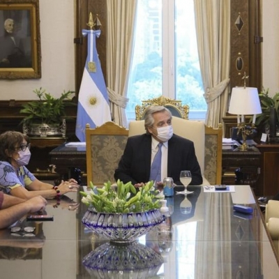 Reunión de CTERA con el Presidente Fernández